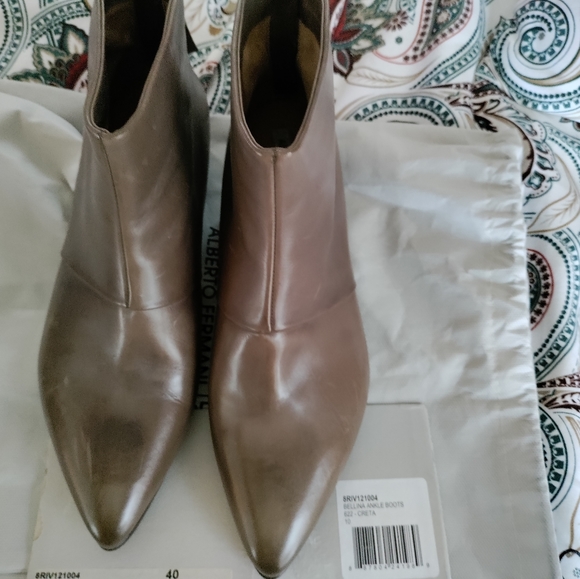 Bundle Alberto Fermani Bellina Creta Bootie 2pr Bundle Sz 40 37.5 $1110 - Picture 9 of 16